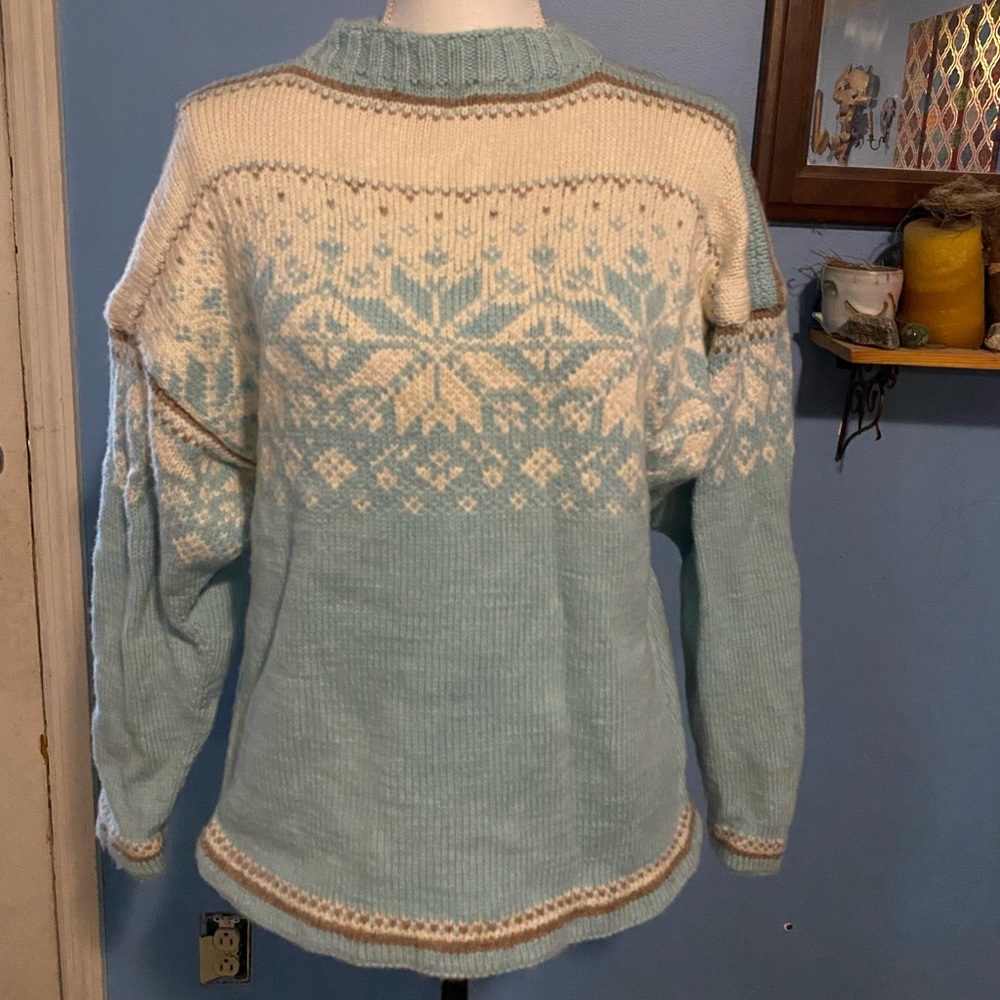 Heavy, Snowflake, Winter Sweater